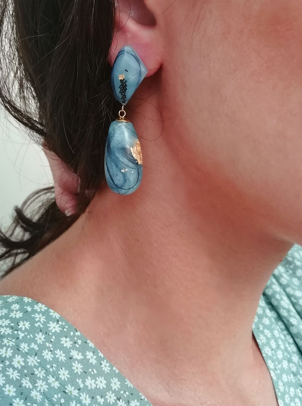 Chaos Flower-earrings