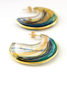 Wave multi-earrings